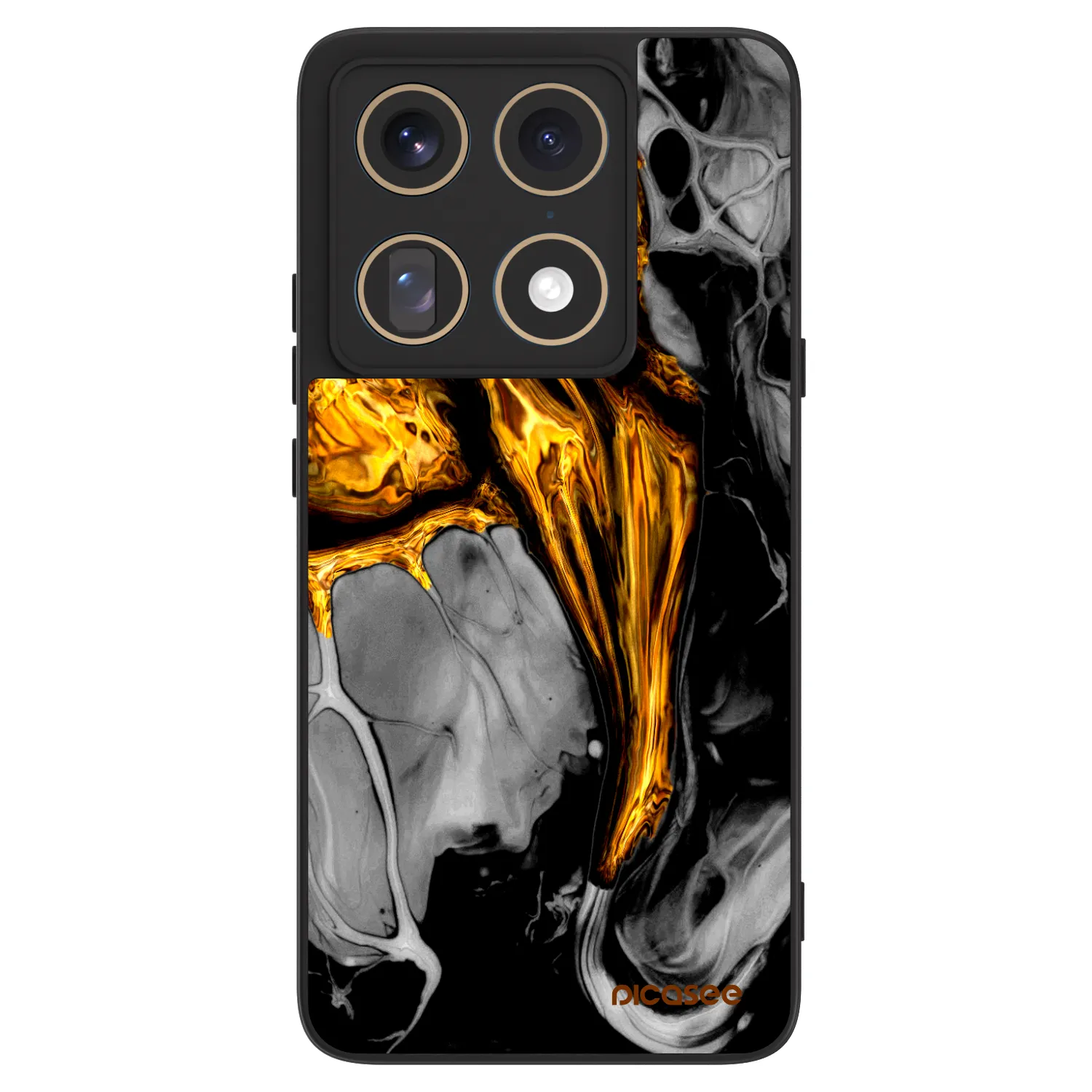 Picasee ULTIMATE CASE για Motorola Signature - Black Gold