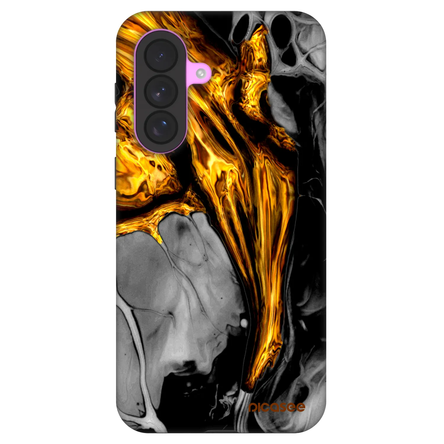 Picasee Fashion Case για Samsung Galaxy A37 - Black Gold