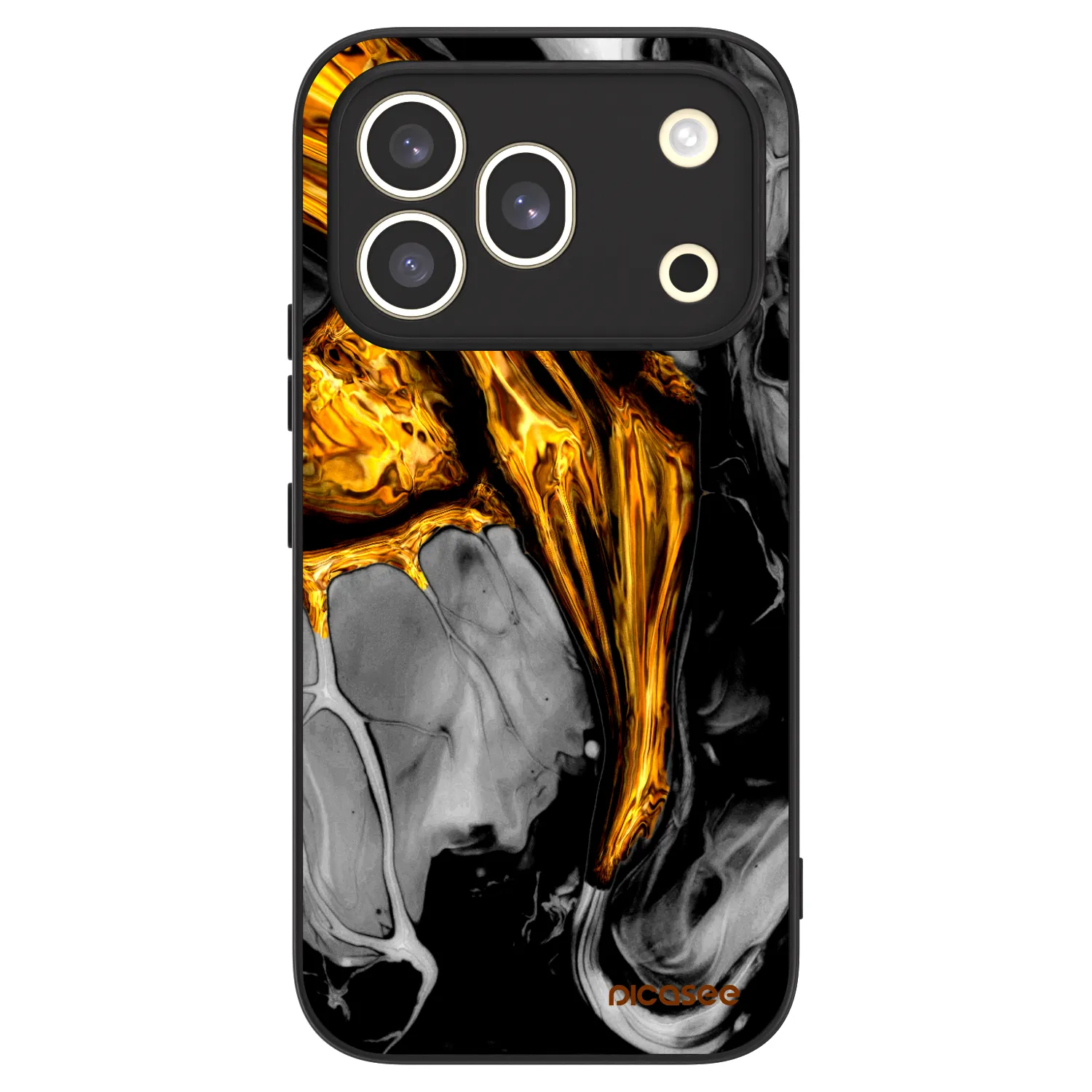 Picasee ULTIMATE CASE για Honor 600 Pro - Black Gold