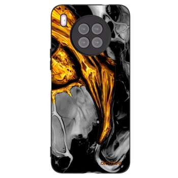 Picasee Μαύρη θήκη σιλικόνης για Huawei Nova 8i - Black Gold