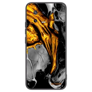Picasee Μαύρη θήκη σιλικόνης για Xiaomi 13 Pro - Black Gold