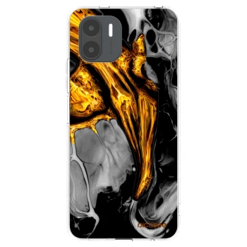 Picasee διαφανής θήκη σιλικόνης Xiaomi Redmi A2 - Black Gold