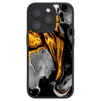 Picasee ULTIMATE CASE για Apple iPhone 15 Pro - Black Gold