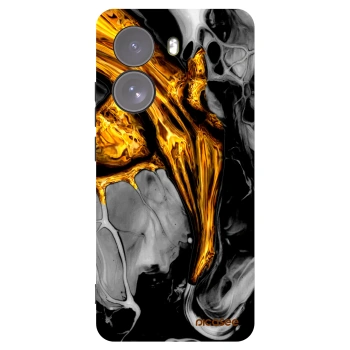 Picasee Μαύρη θήκη σιλικόνης για Xiaomi Poco X7 - Black Gold