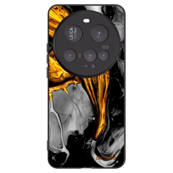 Picasee Μαύρη θήκη σιλικόνης για Xiaomi 15 Ultra - Black Gold