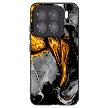 Picasee Μαύρη θήκη σιλικόνης για Xiaomi 15 - Black Gold
