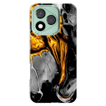 Picasee διαφανής θήκη σιλικόνης Honor 400 Lite 5G - Black Gold