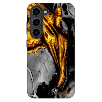 Picasee Fashion Case για Samsung Galaxy S23+ 5G - Black Gold
