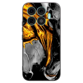 Picasee Μαύρη θήκη σιλικόνης για Xiaomi 17T - Black Gold