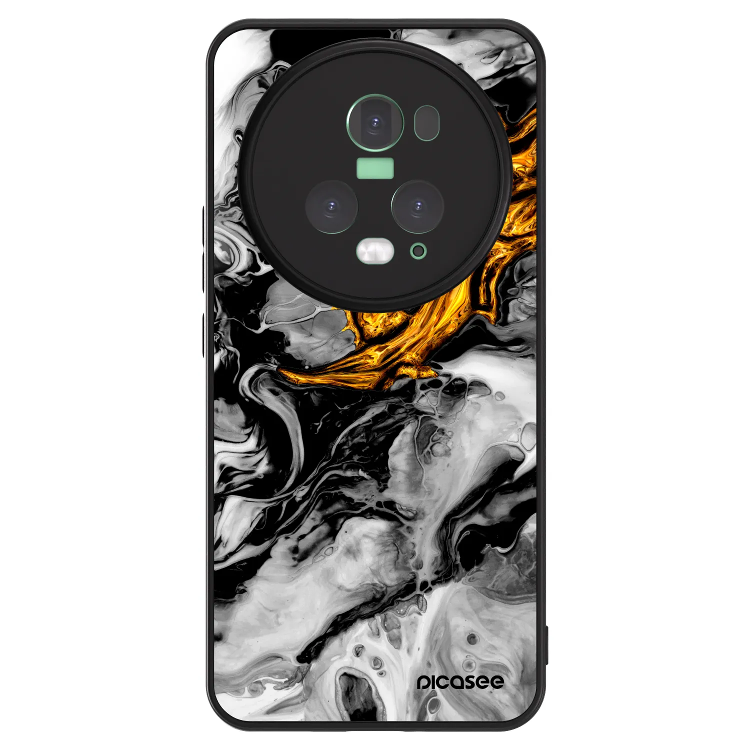 Picasee ULTIMATE CASE για Honor Magic5 Pro - Black Gold 2