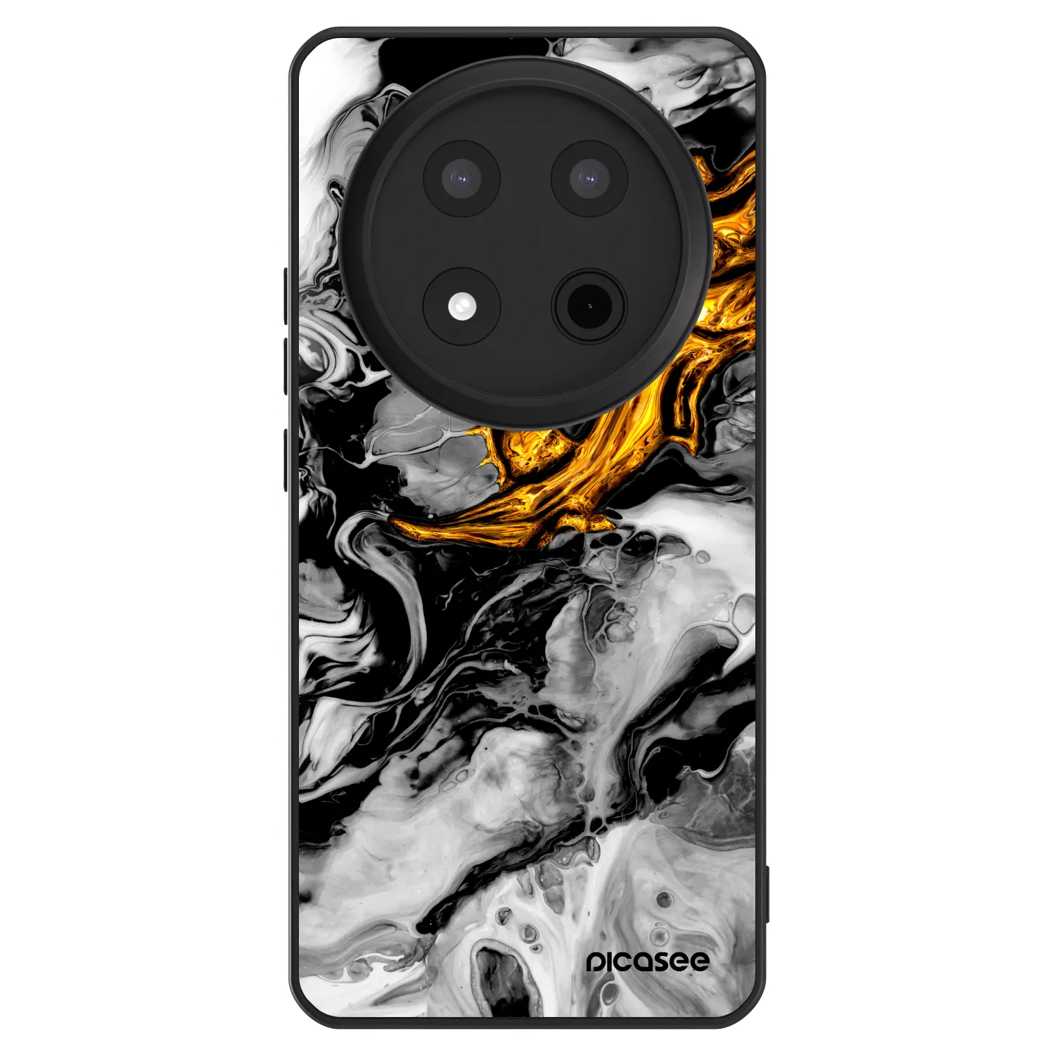 Picasee ULTIMATE CASE για Honor Magic7 Lite 5G - Black Gold 2