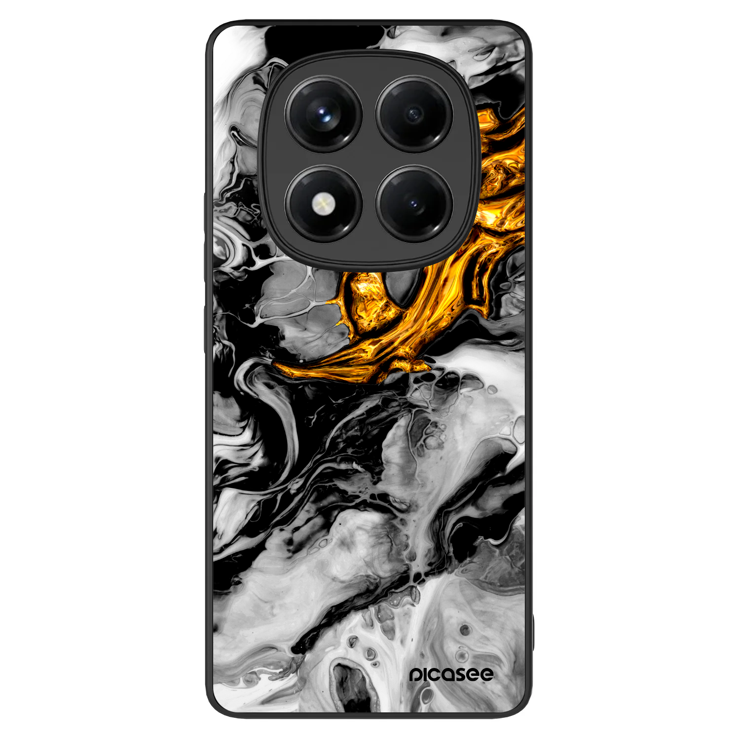 Picasee ULTIMATE CASE για Xiaomi Redmi Note 14 Pro 4G - Black Gold 2