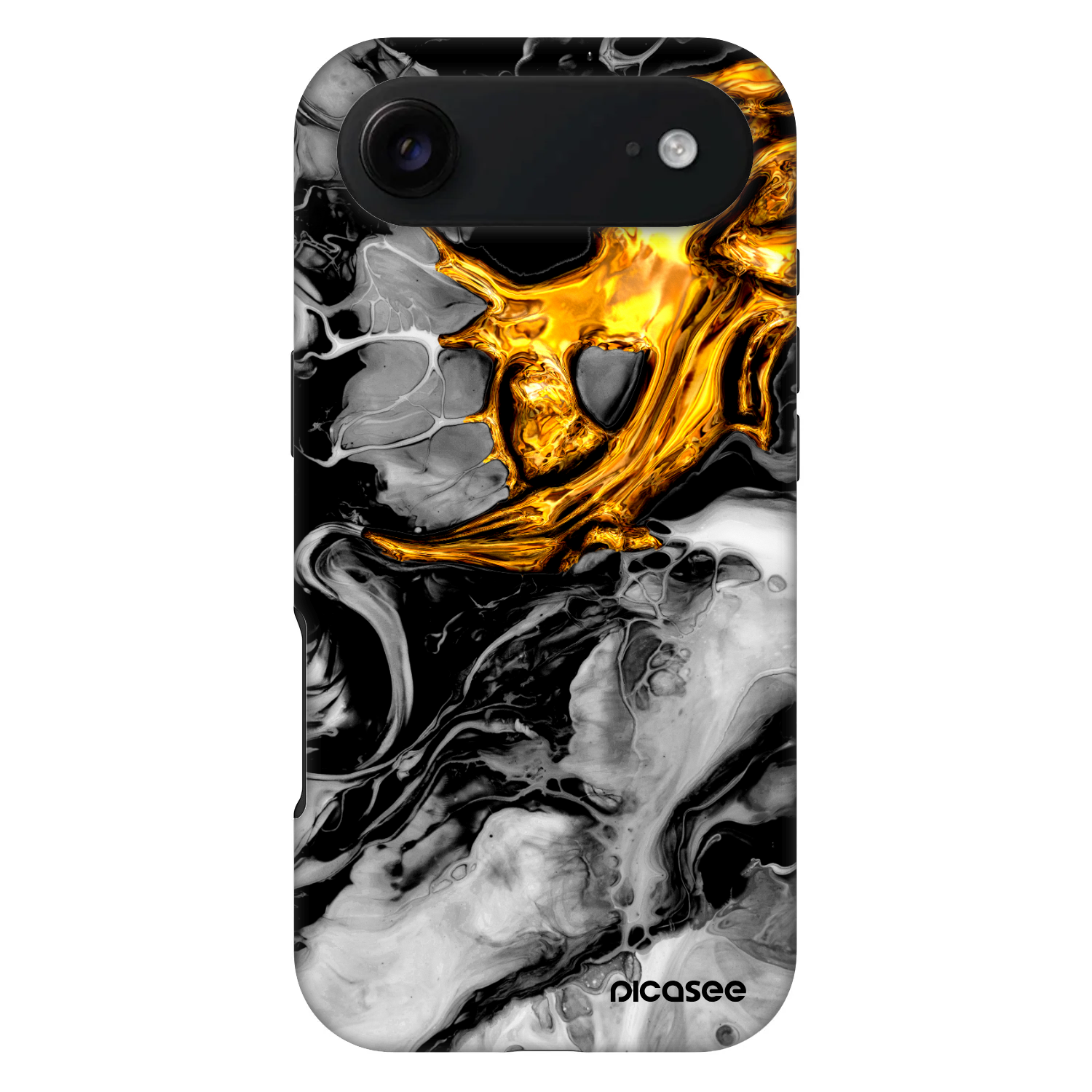Picasee Fashion Case MagSafe για Apple iPhone Air - Black Gold 2