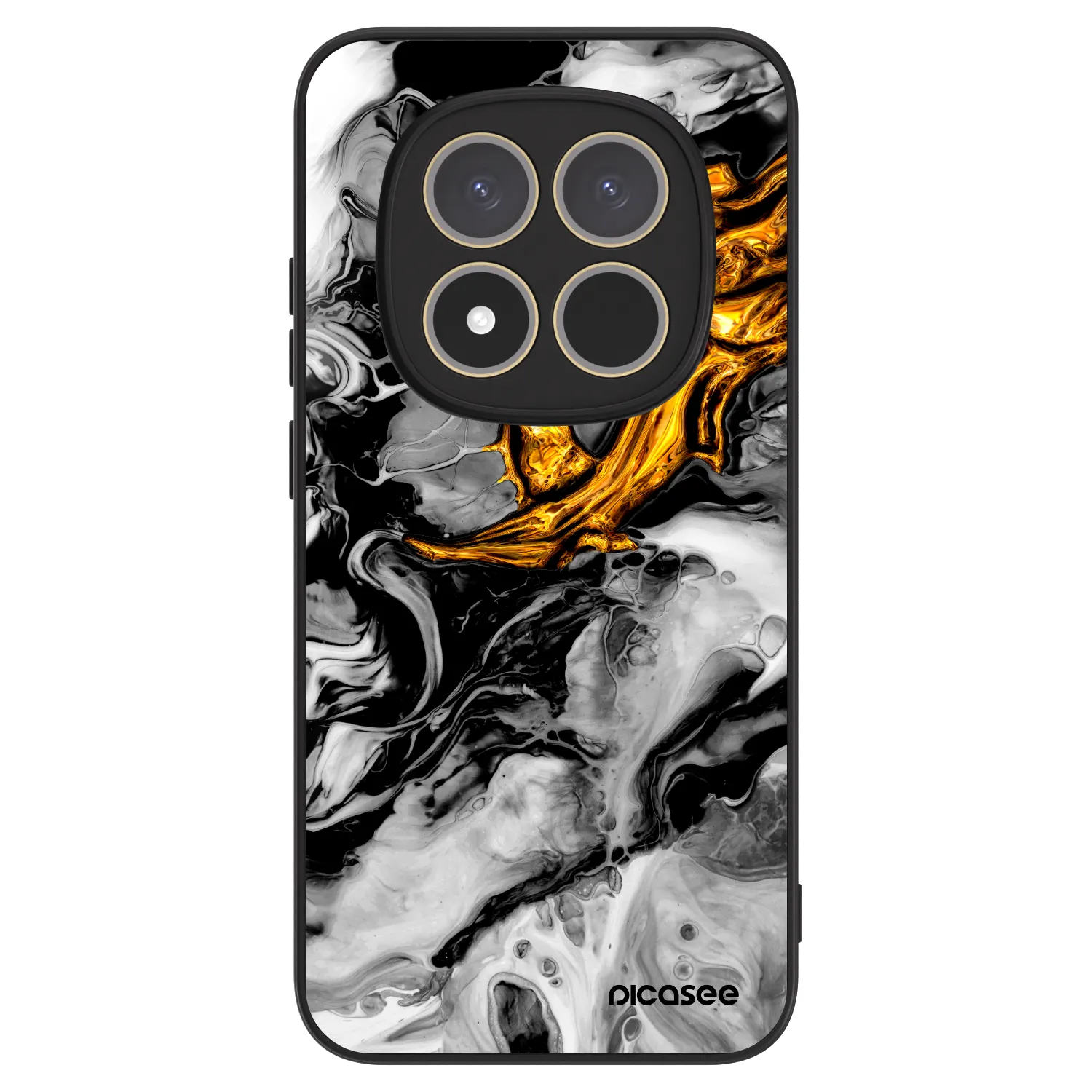 Picasee ULTIMATE CASE για Xiaomi Redmi Note 15 Pro 4G - Black Gold 2