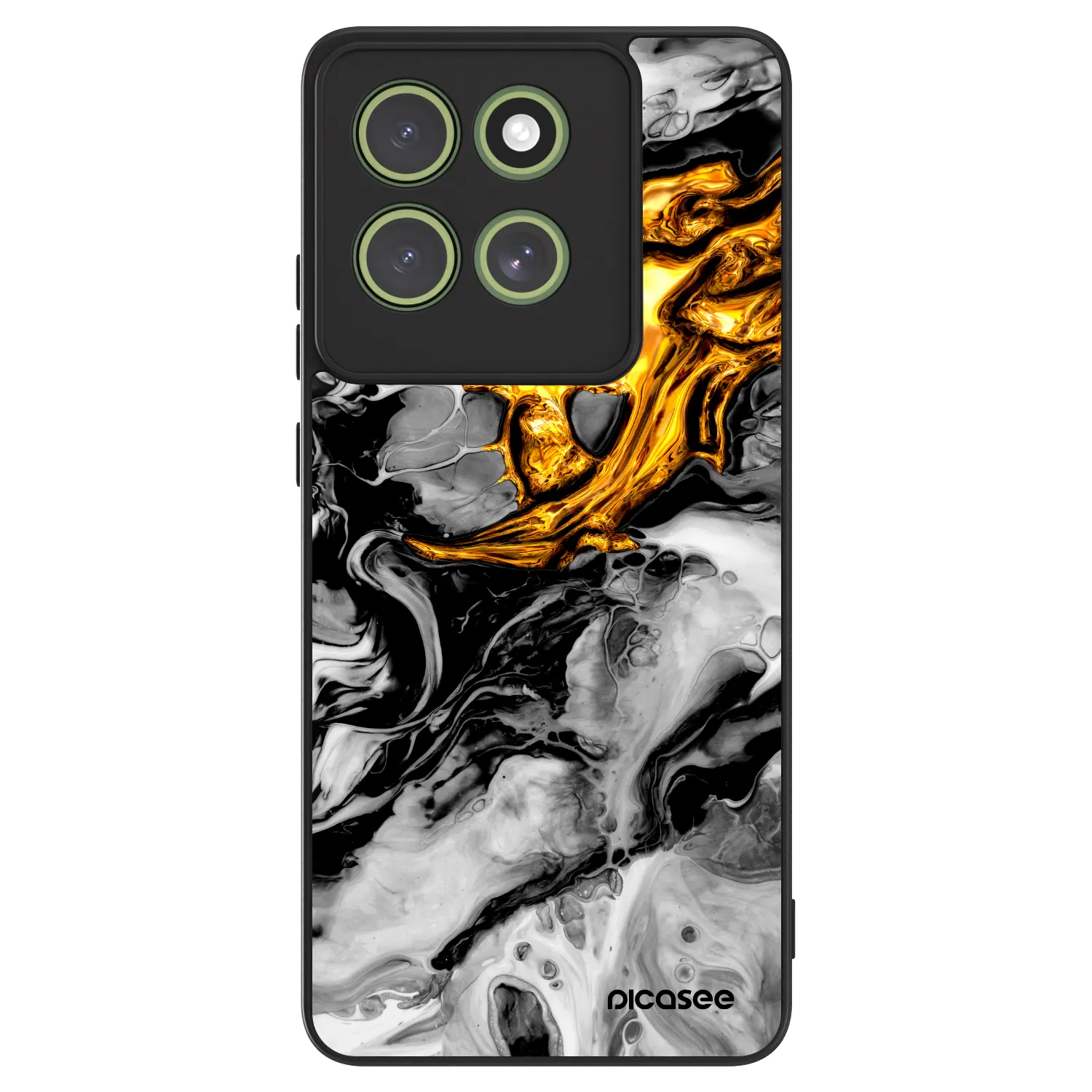Picasee ULTIMATE CASE για Motorola Moto G86 Power 5G - Black Gold 2