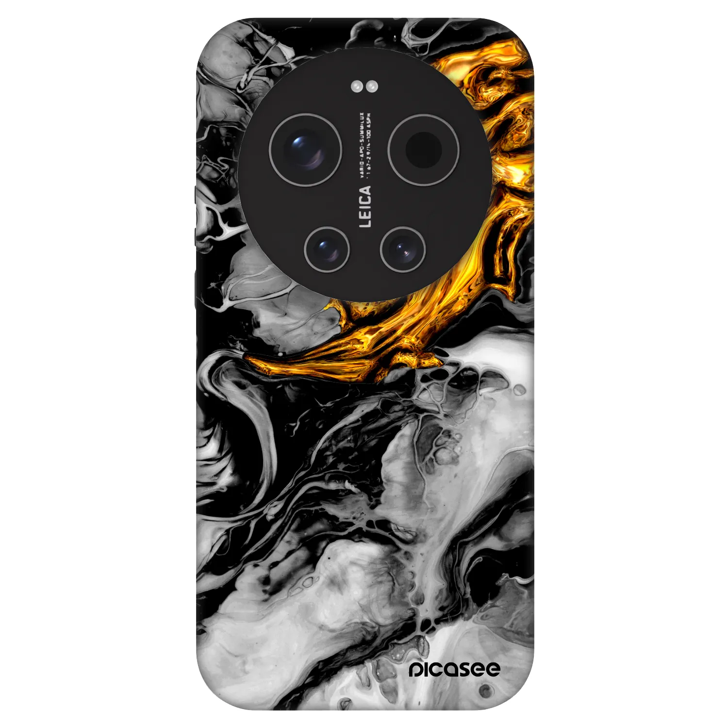 Picasee Fashion Case για Xiaomi 17 Ultra - Black Gold 2