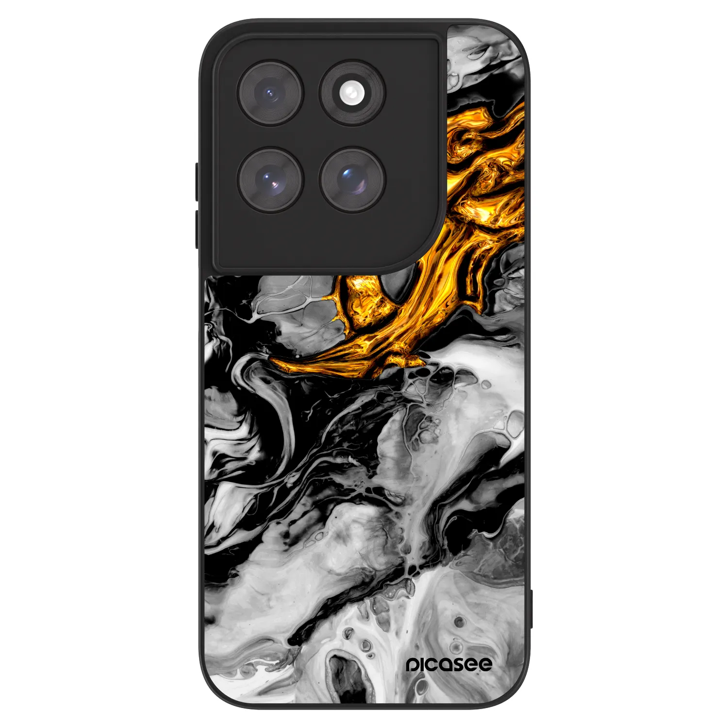 Picasee ULTIMATE CASE για Motorola Moto G77 - Black Gold 2