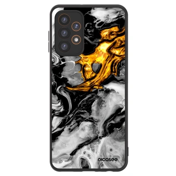 Picasee ULTIMATE CASE για Samsung Galaxy A23 A236B 5G - Black Gold 2