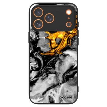 Picasee ULTIMATE CASE για Apple iPhone 17 Pro Max - Black Gold 2