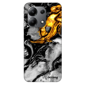 Picasee Fashion Case για Xiaomi Redmi Note 13 4G - Black Gold 2