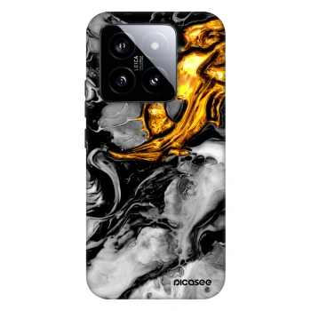 Θήκη για Xiaomi 14 - Black Gold 2