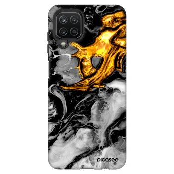 Θήκη για Samsung Galaxy A12 A125F - Black Gold 2