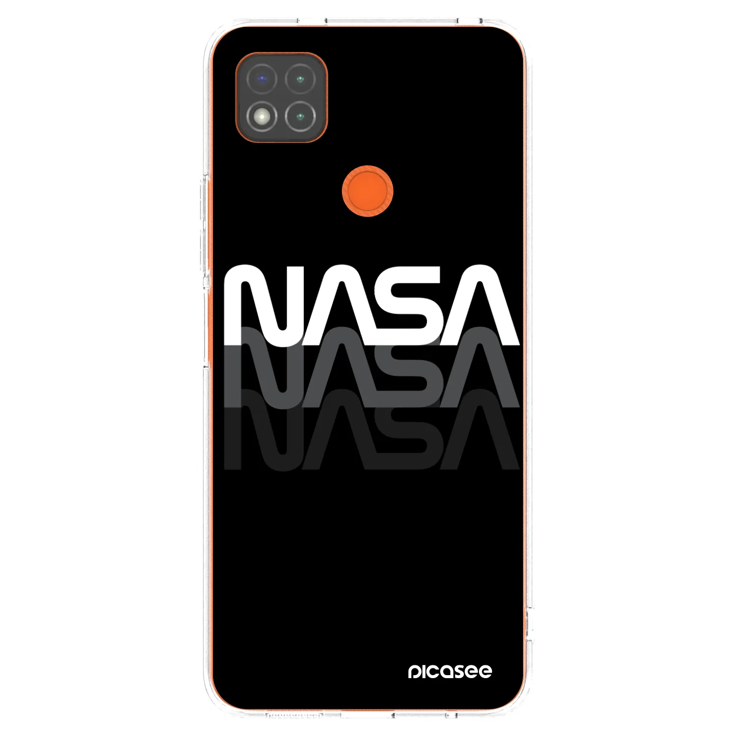 Picasee διαφανής θήκη σιλικόνης Xiaomi Redmi 9C - NASA Triple