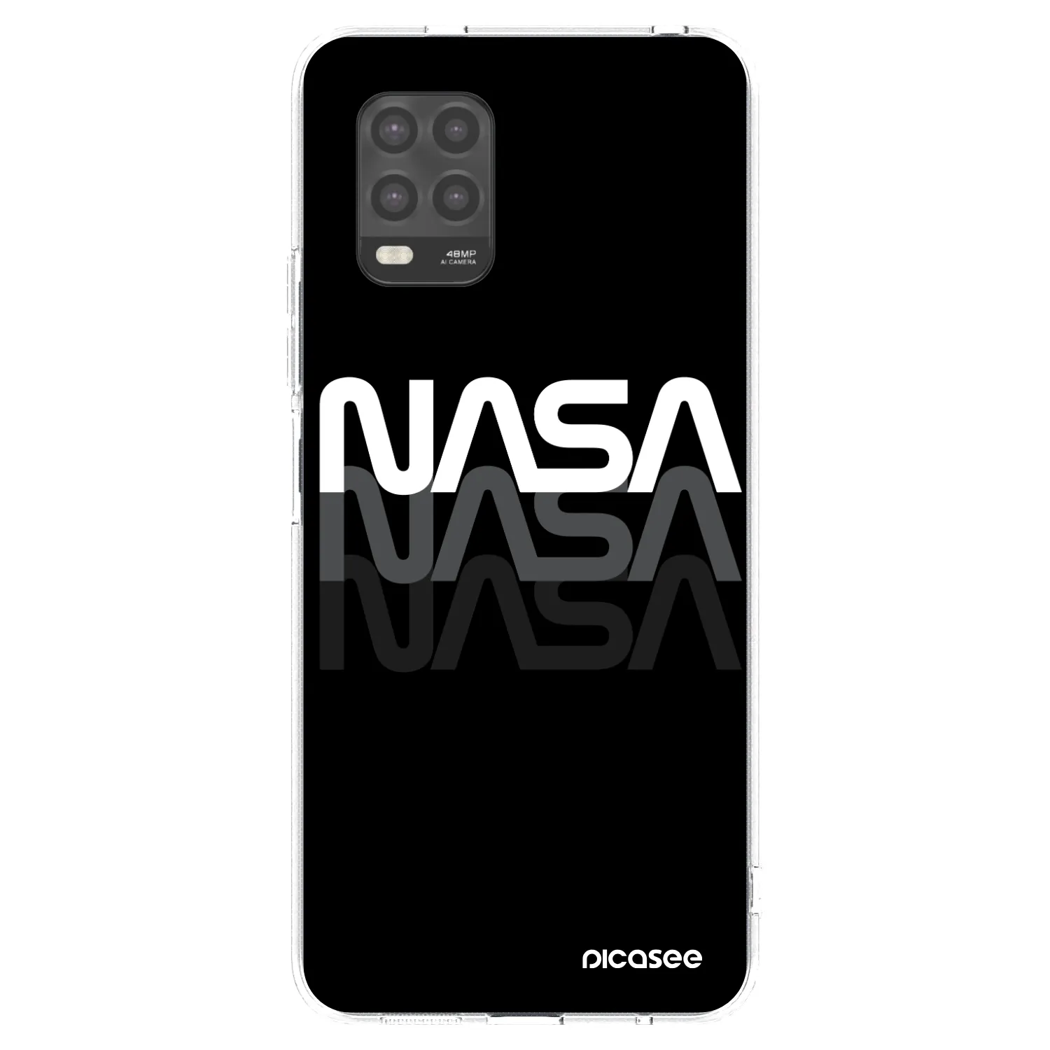 Picasee διαφανής θήκη σιλικόνης Xiaomi Mi 10 Lite - NASA Triple