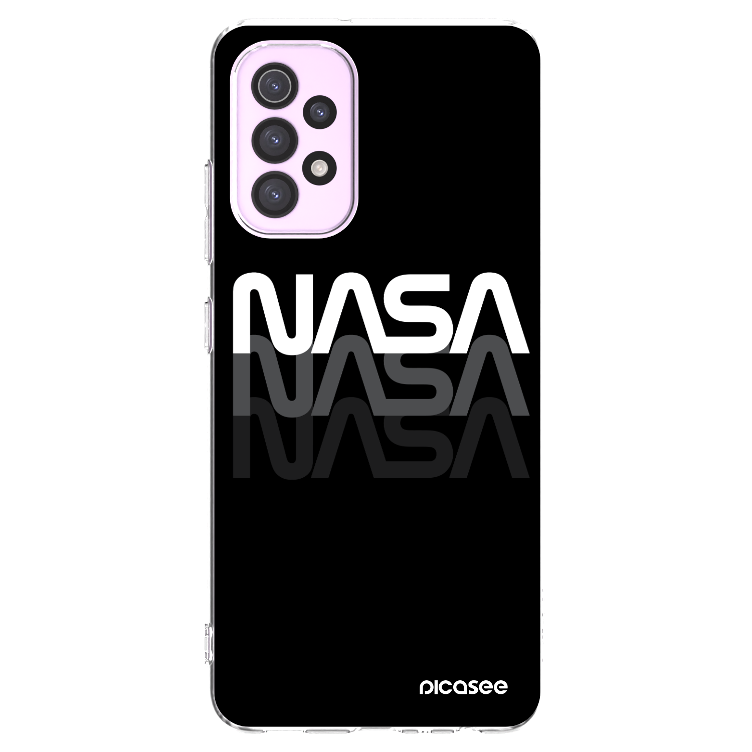Picasee διαφανής θήκη σιλικόνης Samsung Galaxy A32 5G A326B - NASA Triple