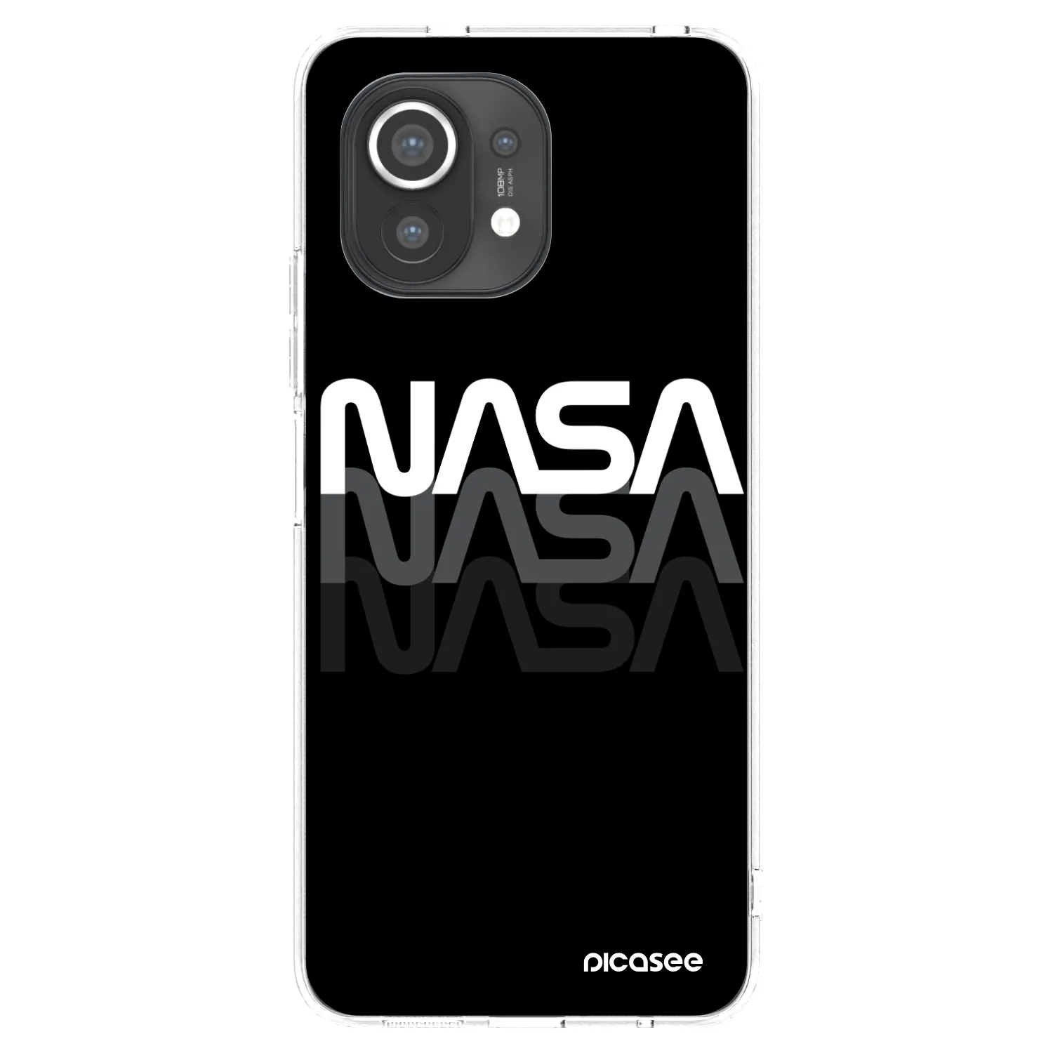 Picasee διαφανής θήκη σιλικόνης Xiaomi Mi 11 - NASA Triple