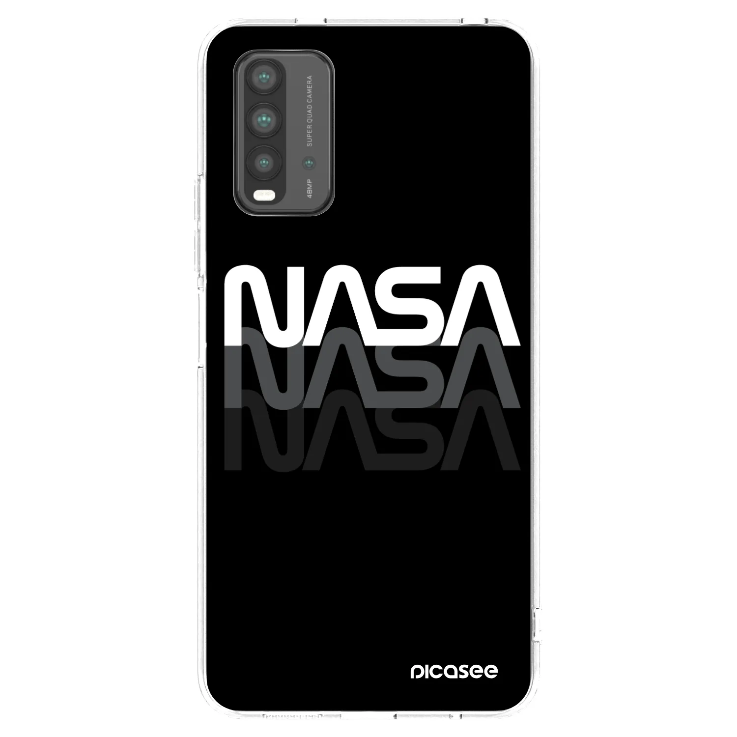 Picasee διαφανής θήκη σιλικόνης Xiaomi Redmi 9T - NASA Triple