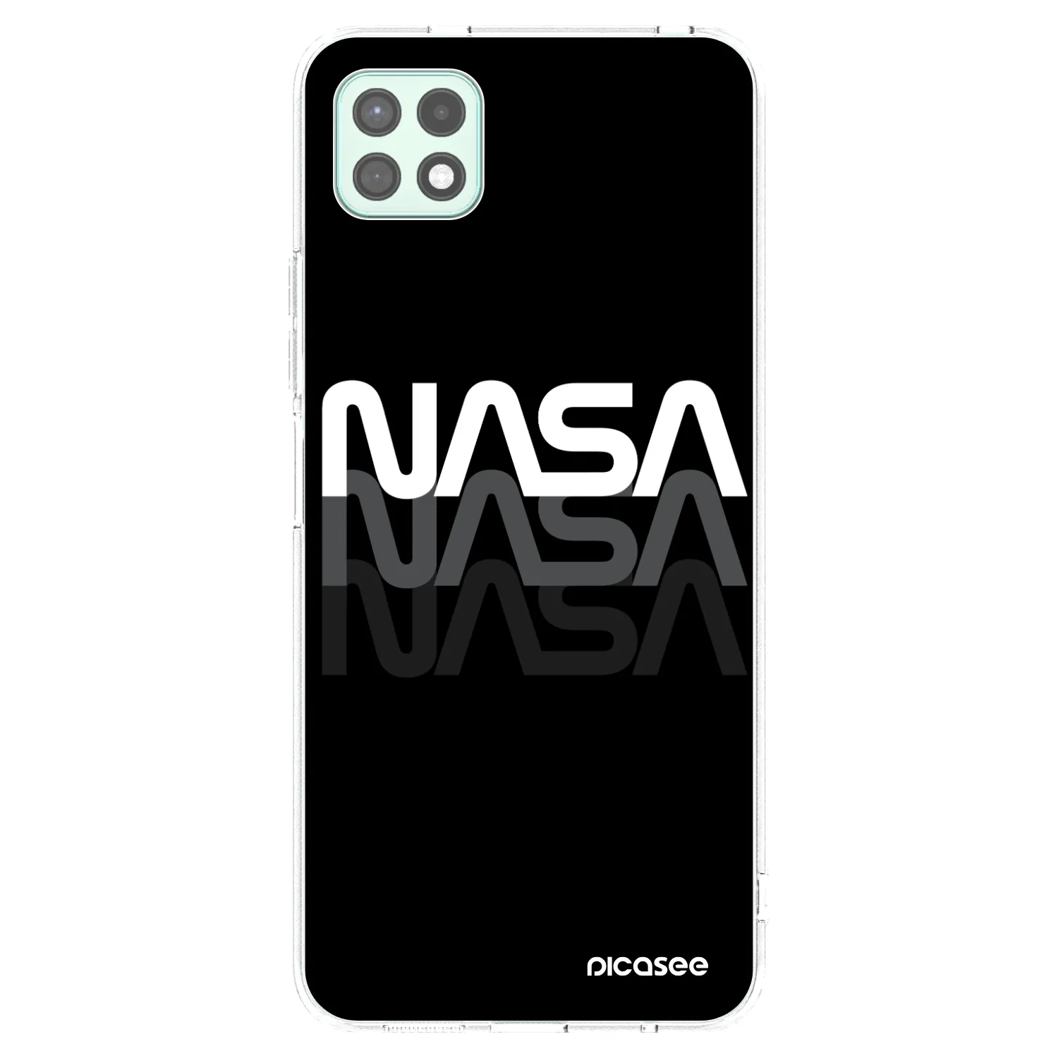 Picasee διαφανής θήκη σιλικόνης Samsung Galaxy A22 A226B 5G - NASA Triple