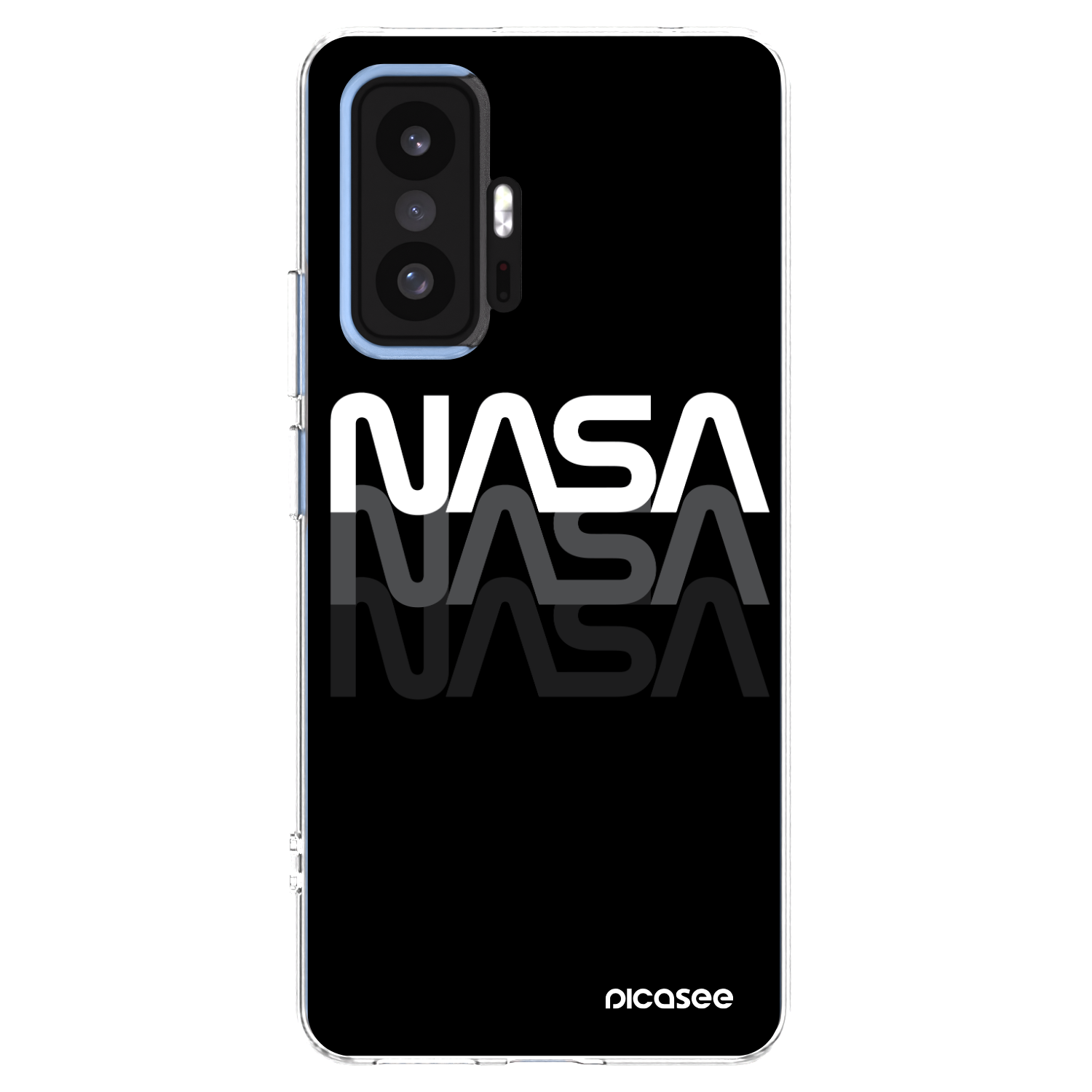 Picasee διαφανής θήκη σιλικόνης Xiaomi 11T Pro - NASA Triple