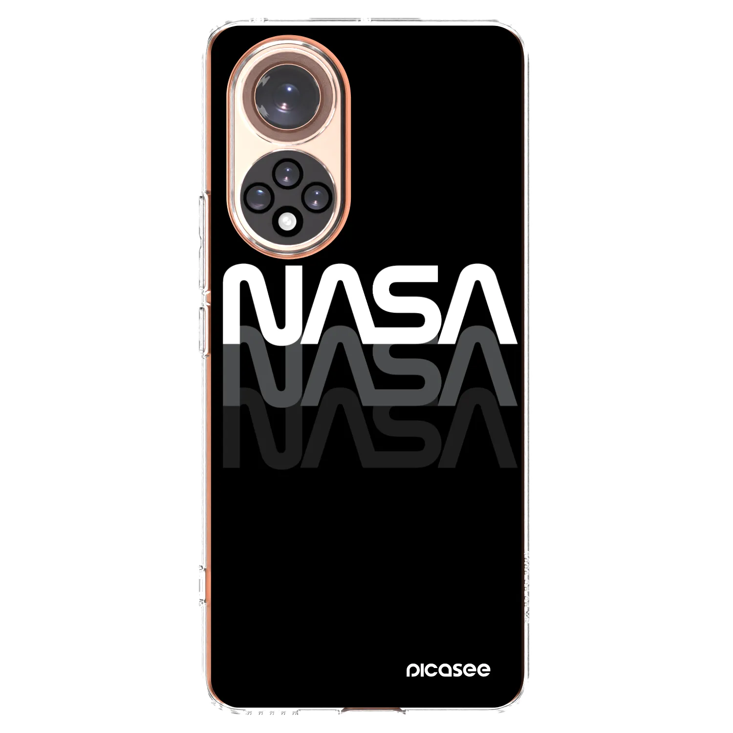 Picasee διαφανής θήκη σιλικόνης Honor 50 5G - NASA Triple