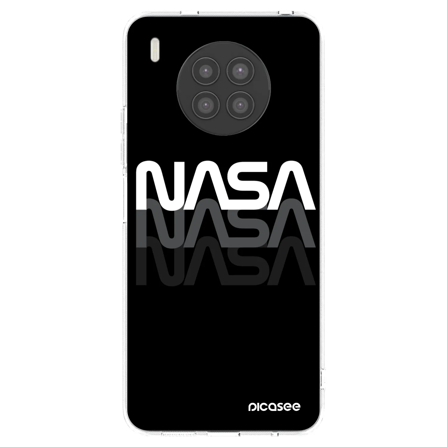 Picasee διαφανής θήκη σιλικόνης Huawei Nova 8i - NASA Triple