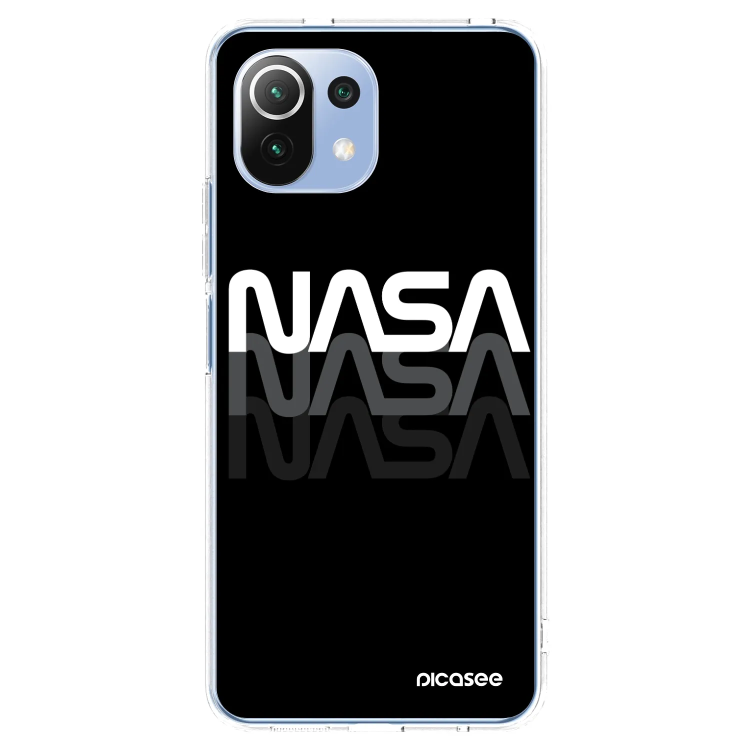 Picasee διαφανής θήκη σιλικόνης Xiaomi 11 Lite 5G NE - NASA Triple