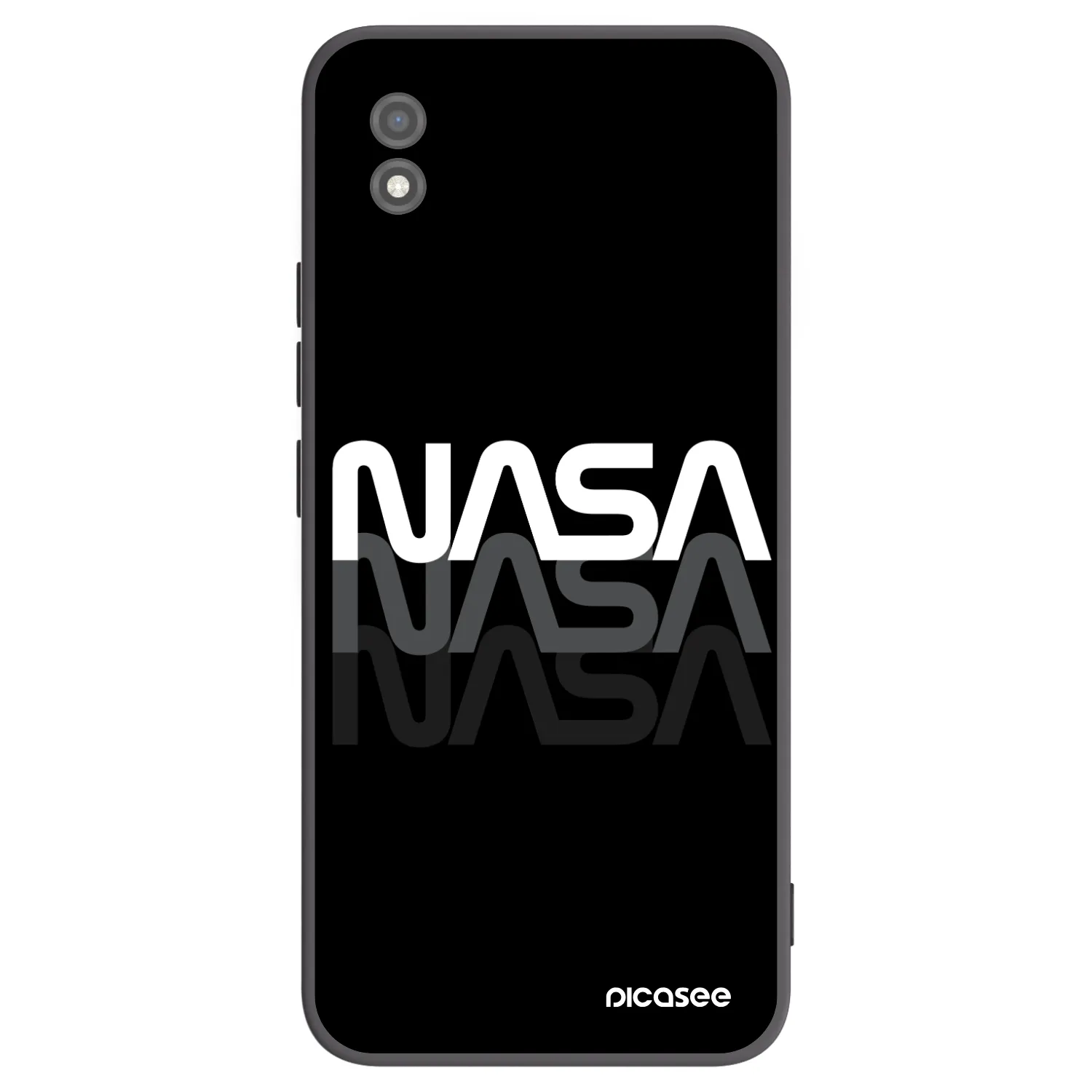 Picasee Μαύρη θήκη σιλικόνης για Realme C11 (2021) - NASA Triple