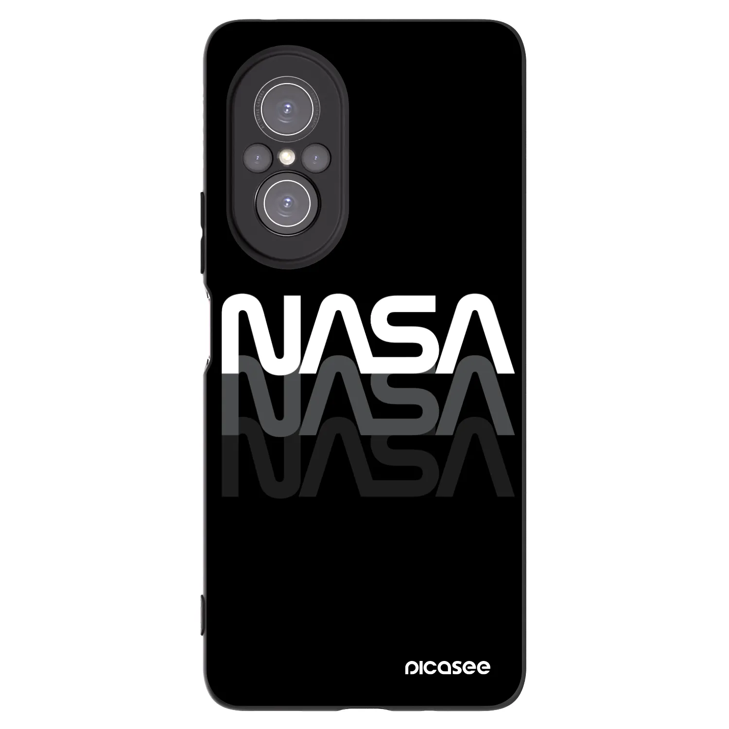 Picasee Μαύρη θήκη σιλικόνης για Huawei Nova 9 SE - NASA Triple