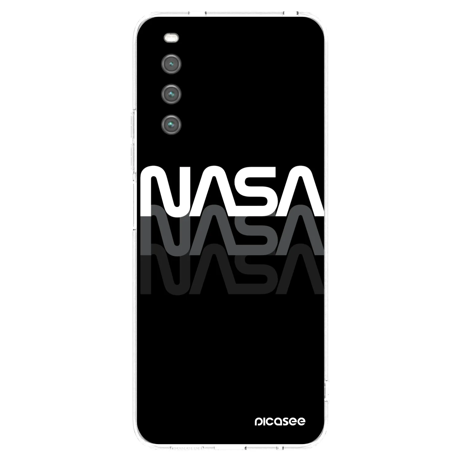 Picasee διαφανής θήκη σιλικόνης Sony Xperia 10 IV 5G - NASA Triple