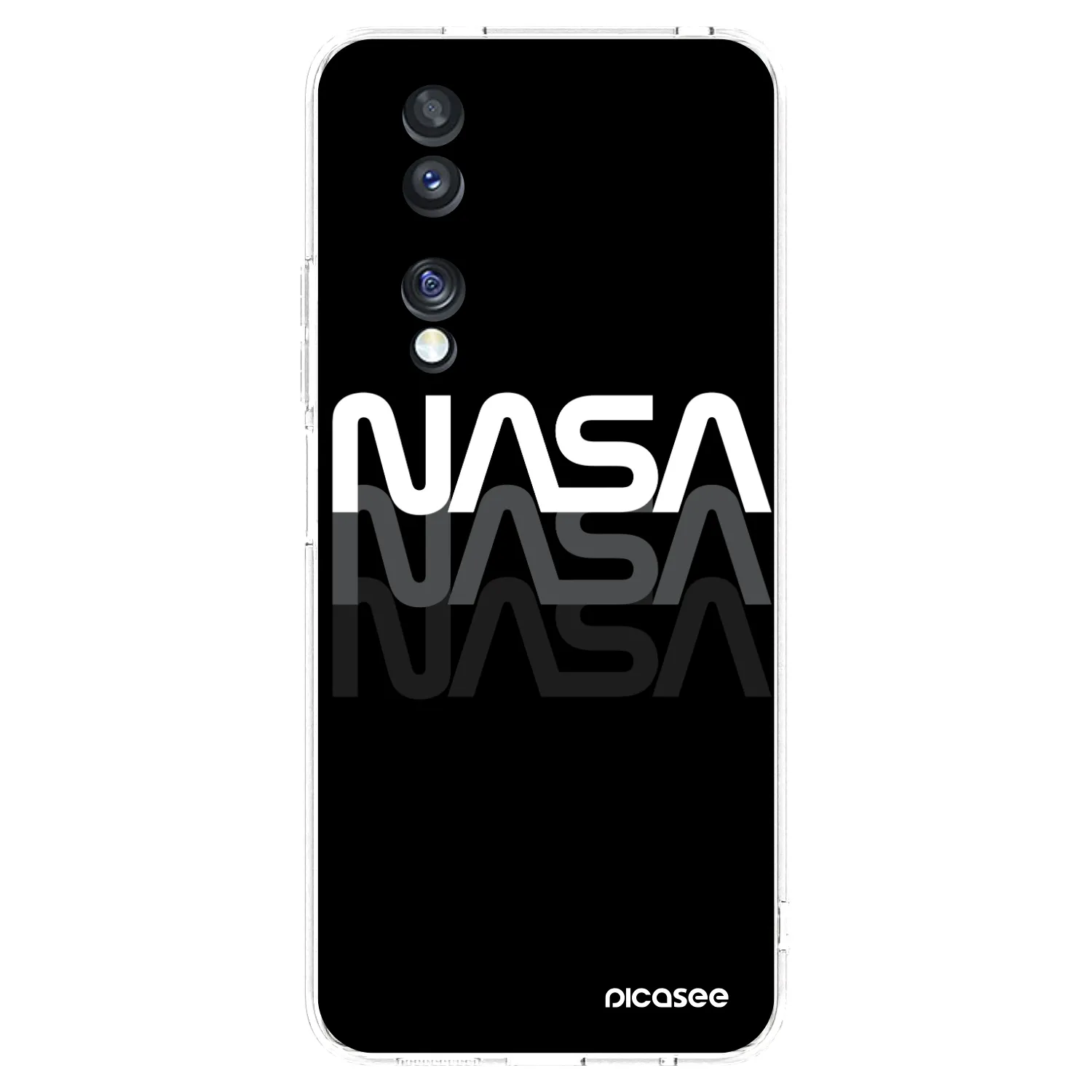 Picasee διαφανής θήκη σιλικόνης Honor 70 - NASA Triple
