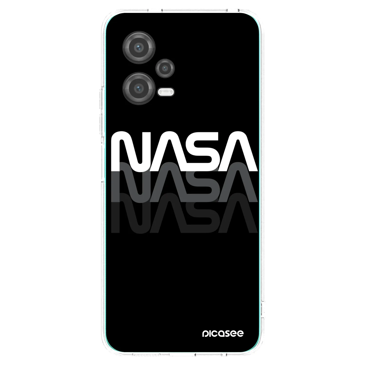 Picasee διαφανής θήκη σιλικόνης Xiaomi Poco X5 - NASA Triple