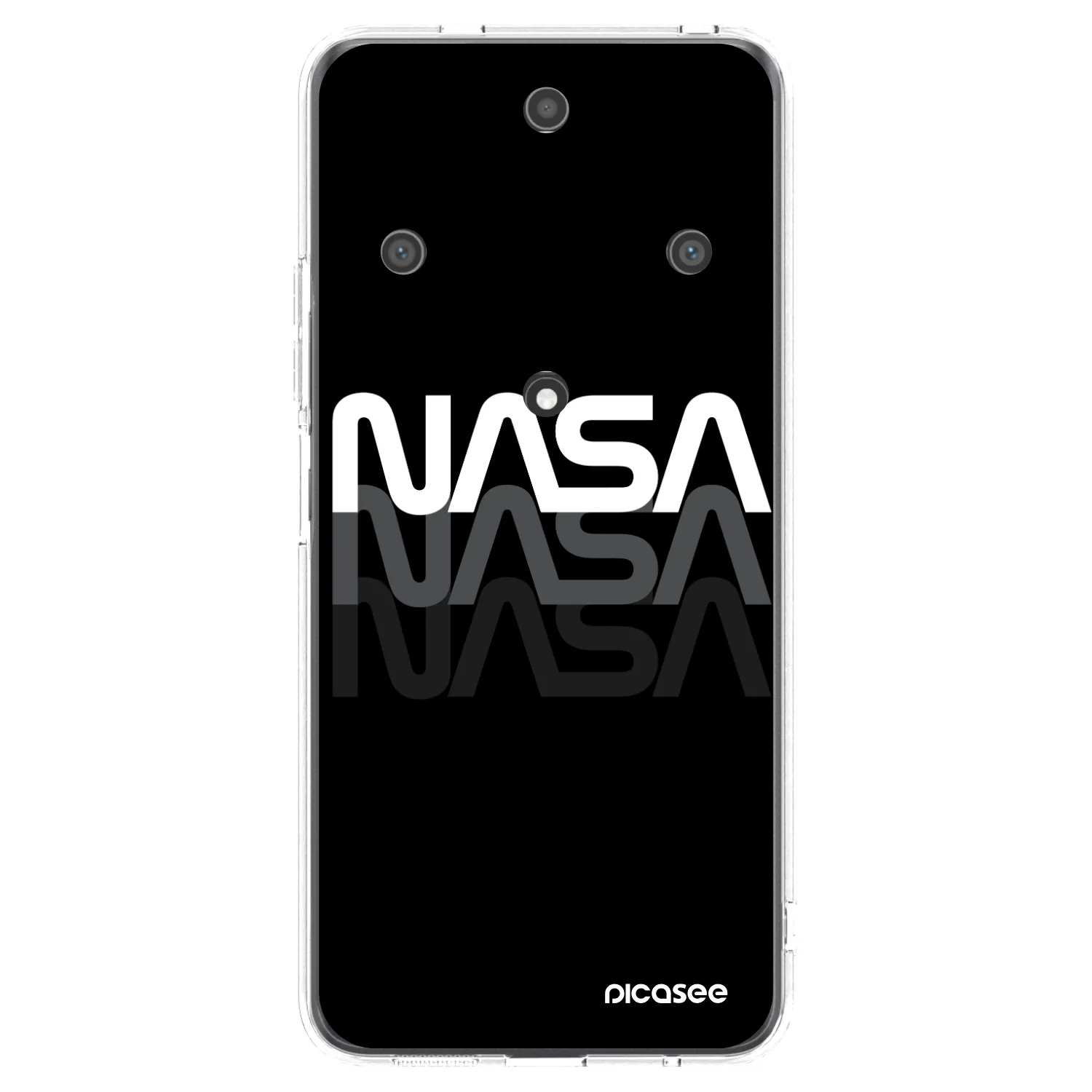 Picasee διαφανής θήκη σιλικόνης Honor Magic5 Lite 5G - NASA Triple