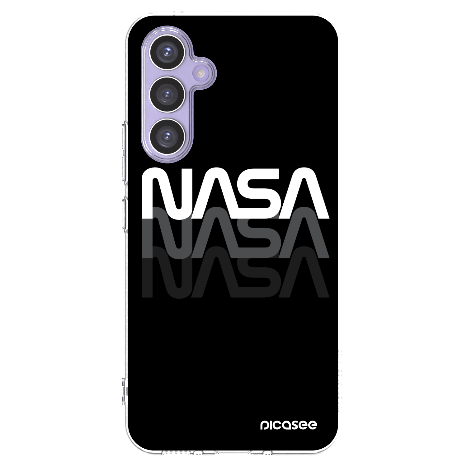 Picasee διαφανής θήκη σιλικόνης Samsung Galaxy A54 5G A546B - NASA Triple