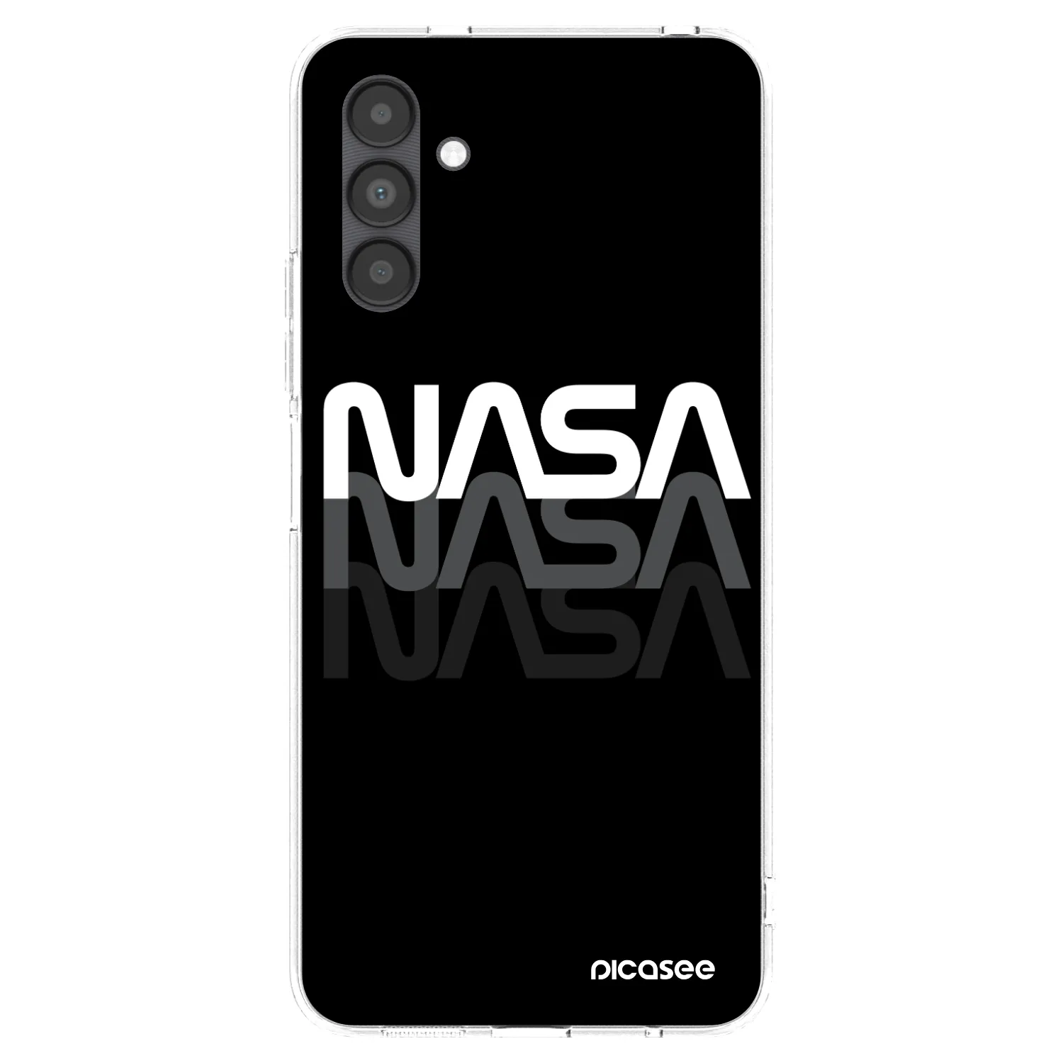 Picasee διαφανής θήκη σιλικόνης Samsung Galaxy A04s A047F - NASA Triple