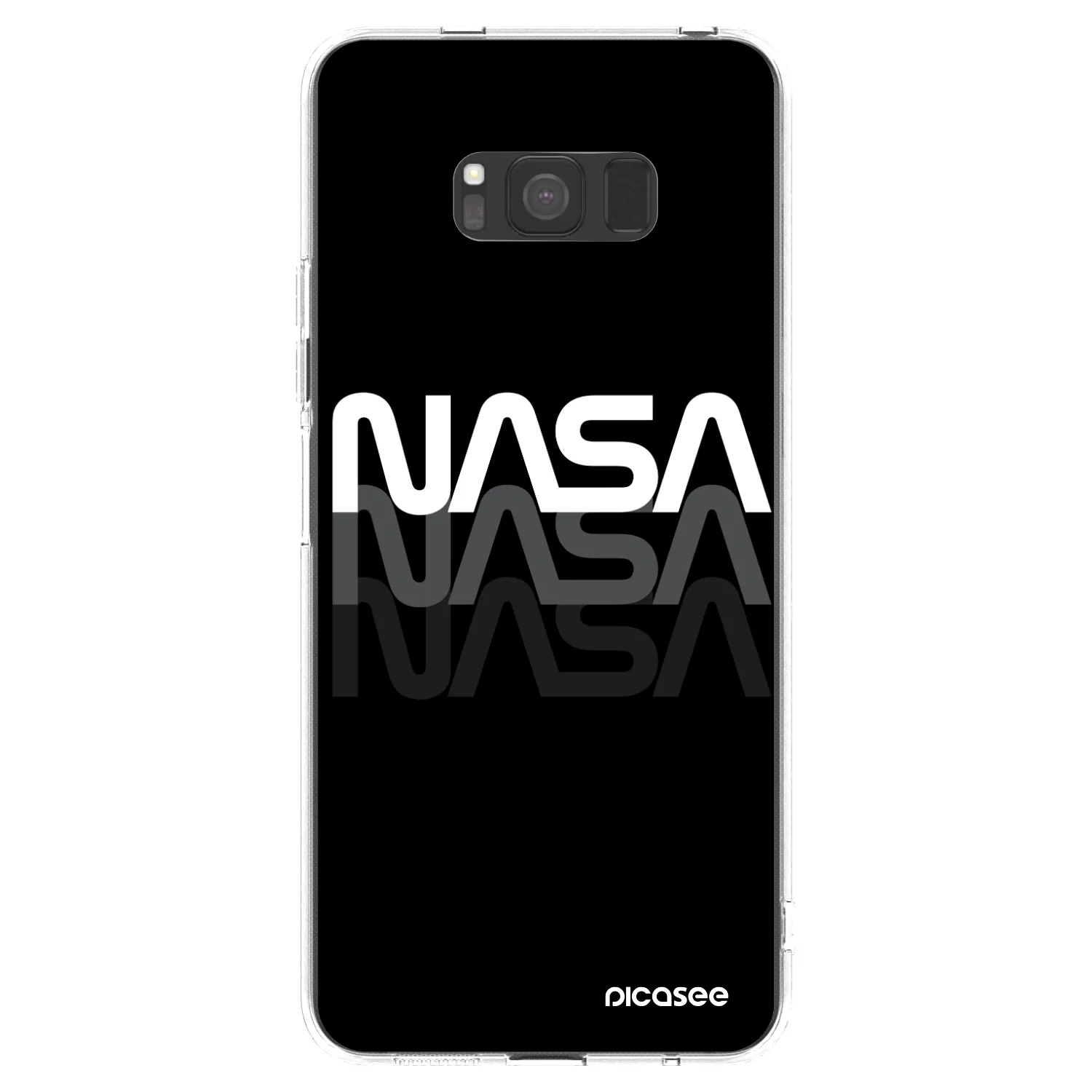 Picasee διαφανής θήκη σιλικόνης Samsung Galaxy S8 G950F - NASA Triple