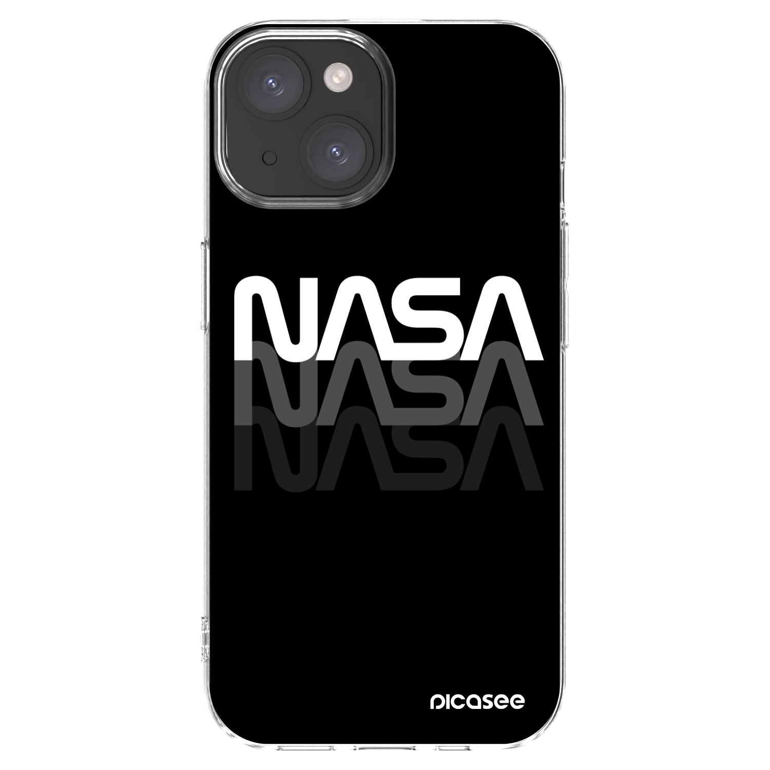 Picasee διαφανής θήκη σιλικόνης Apple iPhone 15 - NASA Triple