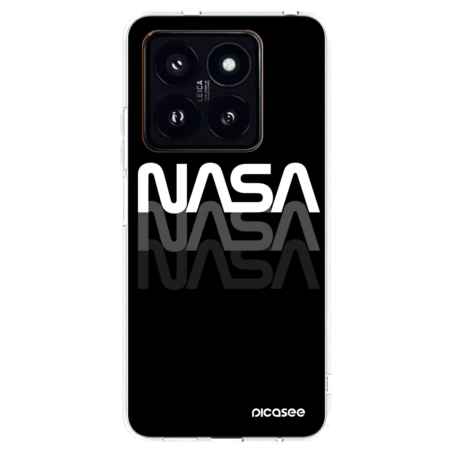 Picasee διαφανής θήκη σιλικόνης Xiaomi 14 Pro - NASA Triple