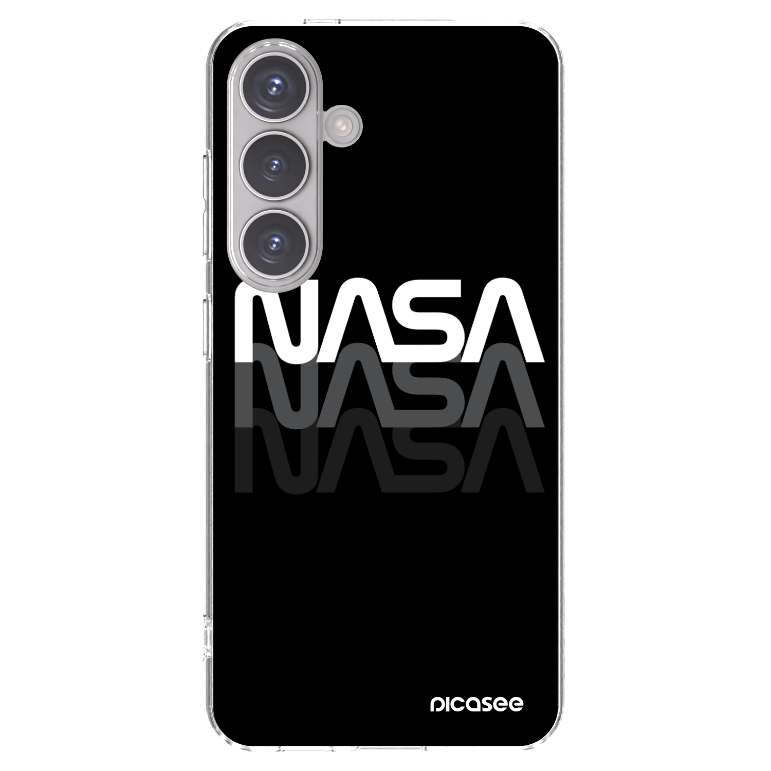 Picasee διαφανής θήκη σιλικόνης Samsung Galaxy S24 S921B 5G - NASA Triple