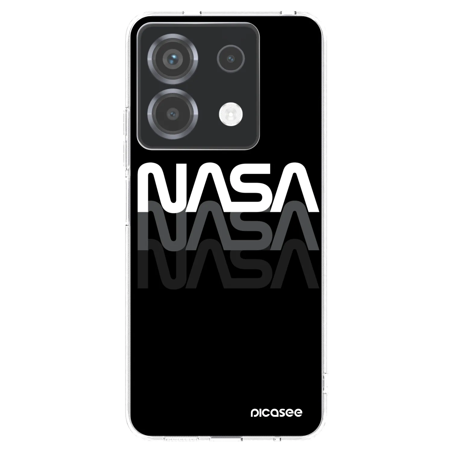 Picasee διαφανής θήκη σιλικόνης Xiaomi Poco X6 - NASA Triple