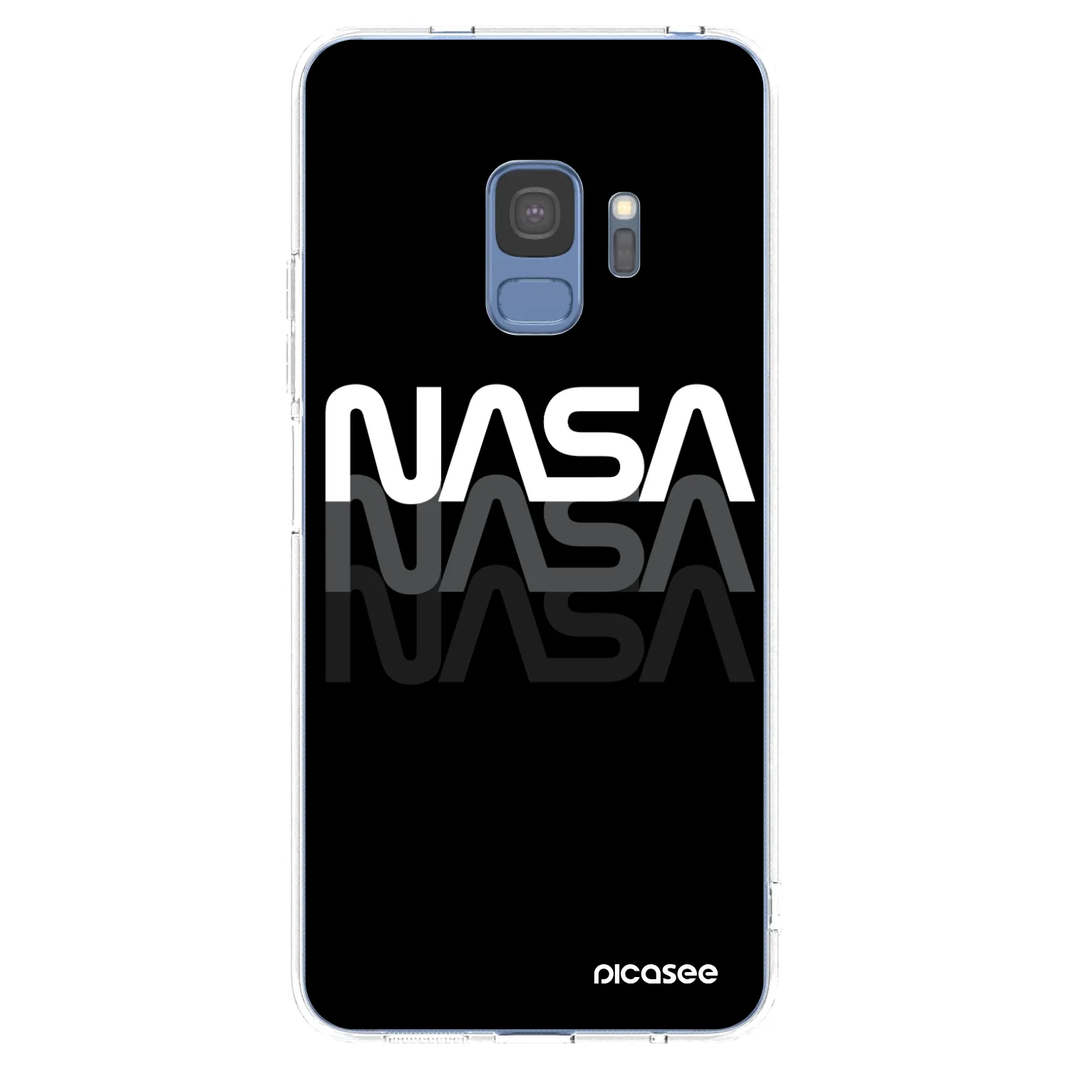 Picasee διαφανής θήκη σιλικόνης Samsung Galaxy S9 G960F - NASA Triple